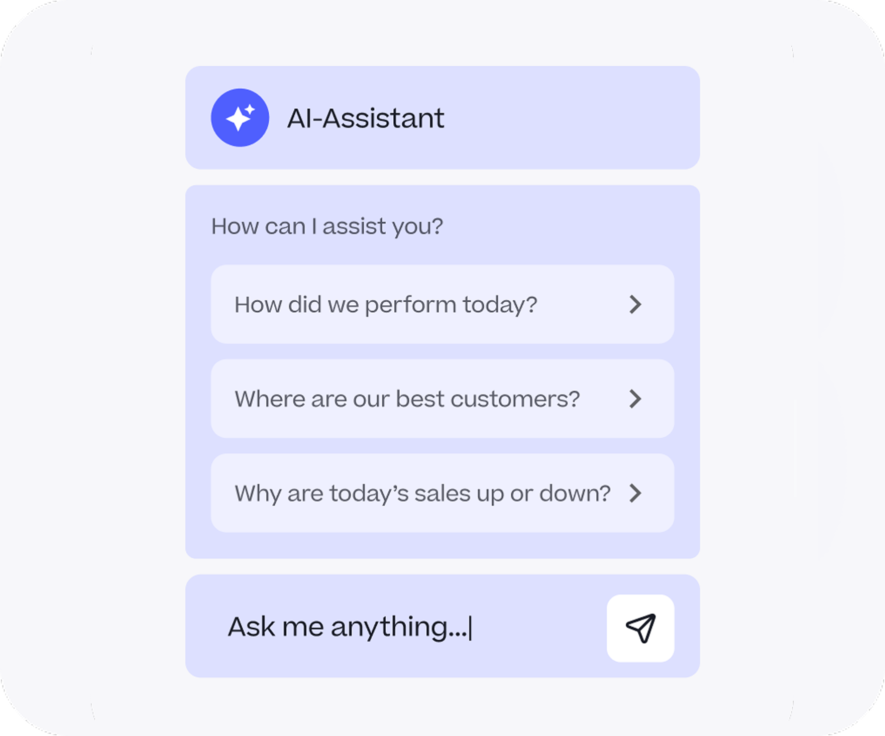 AI Assistant Interface